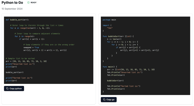 Syntha AI — Generate, Explain & Convert Code with AI